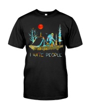 I hate people bigfoot Classic T-Shirt thumbnail