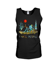 I hate people bigfoot Unisex Tank thumbnail