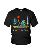 I hate people bigfoot Youth T-Shirt thumbnail