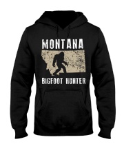 Montana Bigfoot Hunter Hooded Sweatshirt front