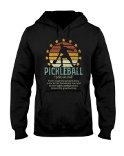 Pickleball Dictionary Hooded Sweatshirt front