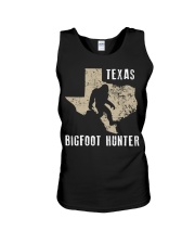 Texas Bigfoot Hunter Unisex Tank thumbnail