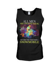 Snowmobile - All men are created equal Unisex Tank thumbnail