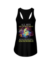 Snowmobile - All men are created equal Ladies Flowy Tank thumbnail