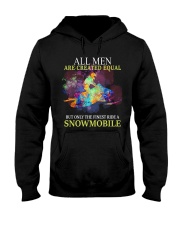 Snowmobile - All men are created equal Hooded Sweatshirt front