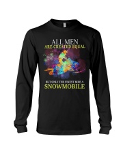 Snowmobile - All men are created equal Long Sleeve Tee thumbnail