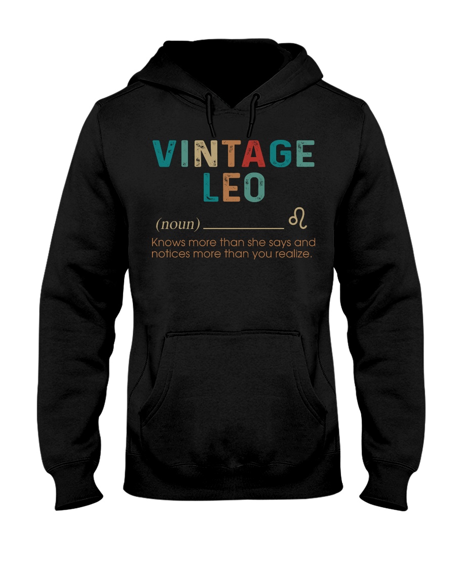 Vintage Leo Hooded Sweatshirt