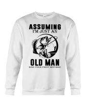 fishing old man Crewneck Sweatshirt thumbnail