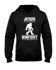 Jesus is my savior - Bigfoot is my therapy Hooded Sweatshirt front