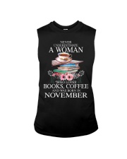 books never underestimate November Sleeveless Tee thumbnail
