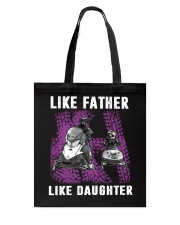 Like father like daughter snowmobile Tote Bag thumbnail