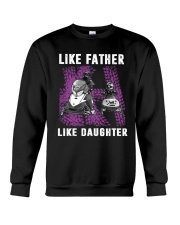 Like father like daughter snowmobile Crewneck Sweatshirt thumbnail
