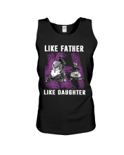 Like father like daughter snowmobile Unisex Tank thumbnail