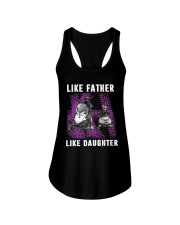 Like father like daughter snowmobile Ladies Flowy Tank thumbnail