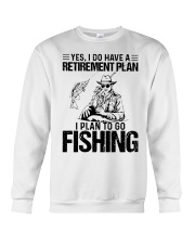 fishing retirement plan 0029 Crewneck Sweatshirt thumbnail
