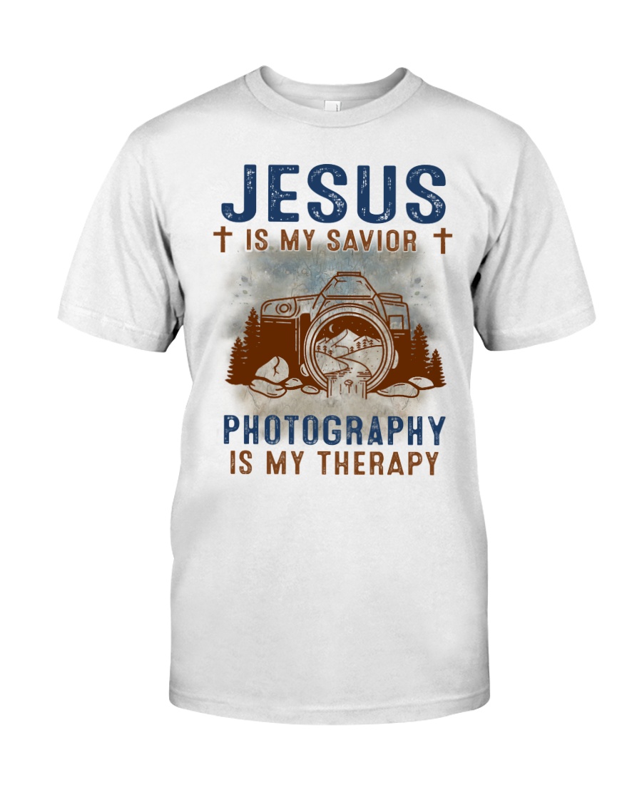 Jesus is my savior Photography is my therapy Classic T-Shirt