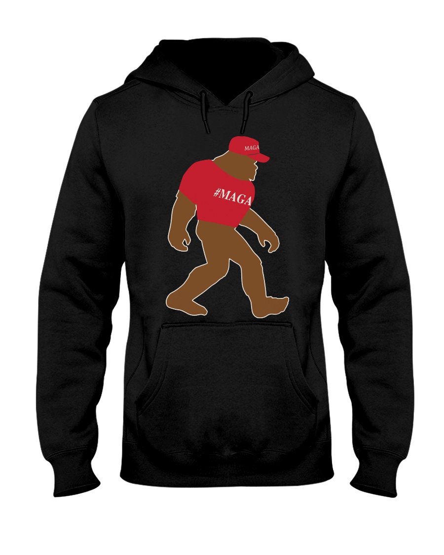 Bigfoot Maga Hooded Sweatshirt