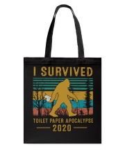 I survived Toilet paper apocalypse Tote Bag thumbnail