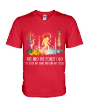 And Into the Forest I Go To Lose My Mind V-Neck T-Shirt thumbnail