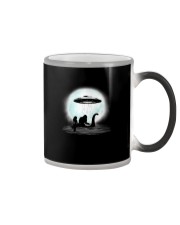 Bigfoot and mermaid UFO under the moon Color Changing Mug thumbnail