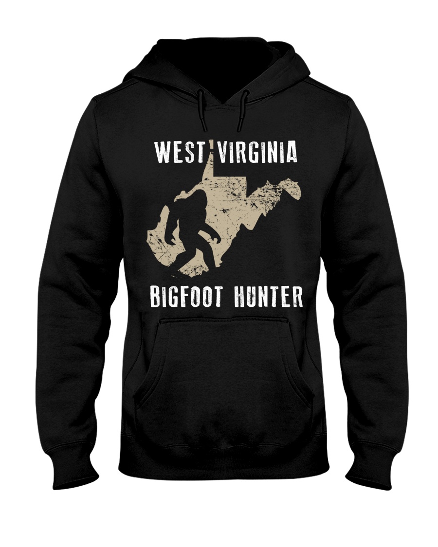 West Virginia Bigfoot Hunter Hooded Sweatshirt