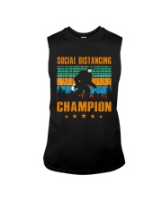 Social distancing champion Sleeveless Tee thumbnail