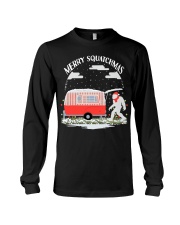 Merry Squatchmas Camping Bigfoot Long Sleeve Tee thumbnail