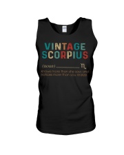 Vintage Scorpius Unisex Tank thumbnail