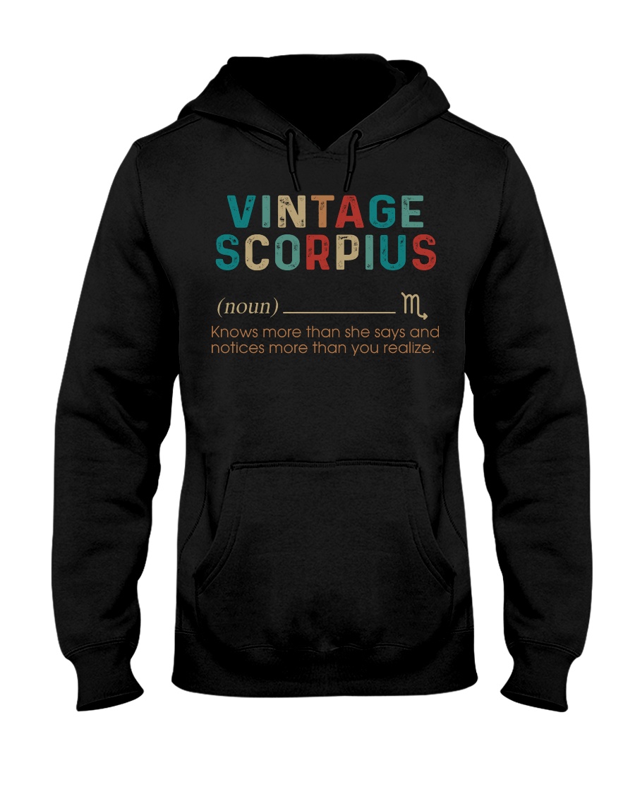 Vintage Scorpius Hooded Sweatshirt