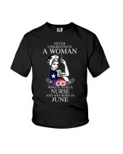 nurse never underestimate June 0029 Youth T-Shirt thumbnail