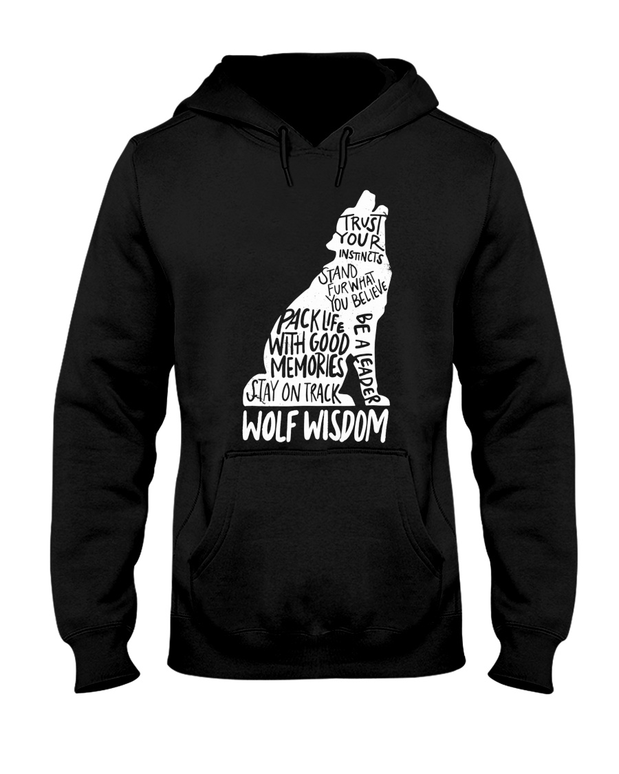 Wolf Wisdom Hooded Sweatshirt
