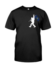 Vermont - Bigfoot Flag 2 sides Classic T-Shirt thumbnail