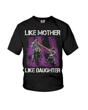 Like mother like daughter motorcross Youth T-Shirt thumbnail
