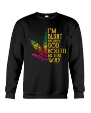 God rolled me that way weed - Year end sale Crewneck Sweatshirt thumbnail
