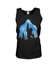 Bigfoot rock and roll ver moon Unisex Tank thumbnail