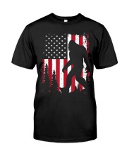 Bigfoot American USA Flag - Mug Classic T-Shirt thumbnail