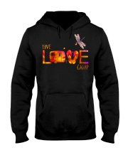Camping live and love Hooded Sweatshirt front
