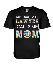 Lawyer Calls Me Mom V-Neck T-Shirt thumbnail