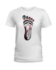 Tribal Bigfoot Ladies T-Shirt front
