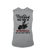 Yes I'm a Girl This is my Motorcycle 9997 Sleeveless Tee thumbnail