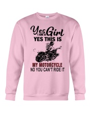 Yes I'm a Girl This is my Motorcycle 9997 Crewneck Sweatshirt thumbnail