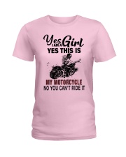 Yes I'm a Girl This is my Motorcycle 9997 Ladies T-Shirt thumbnail
