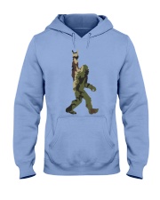 Bigfoot Rock and Roll Camo Hooded Sweatshirt front
