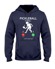 PICKLEBALL is calling women pt Hooded Sweatshirt front