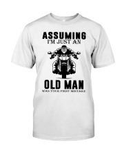 motorcycle old man Classic T-Shirt thumbnail