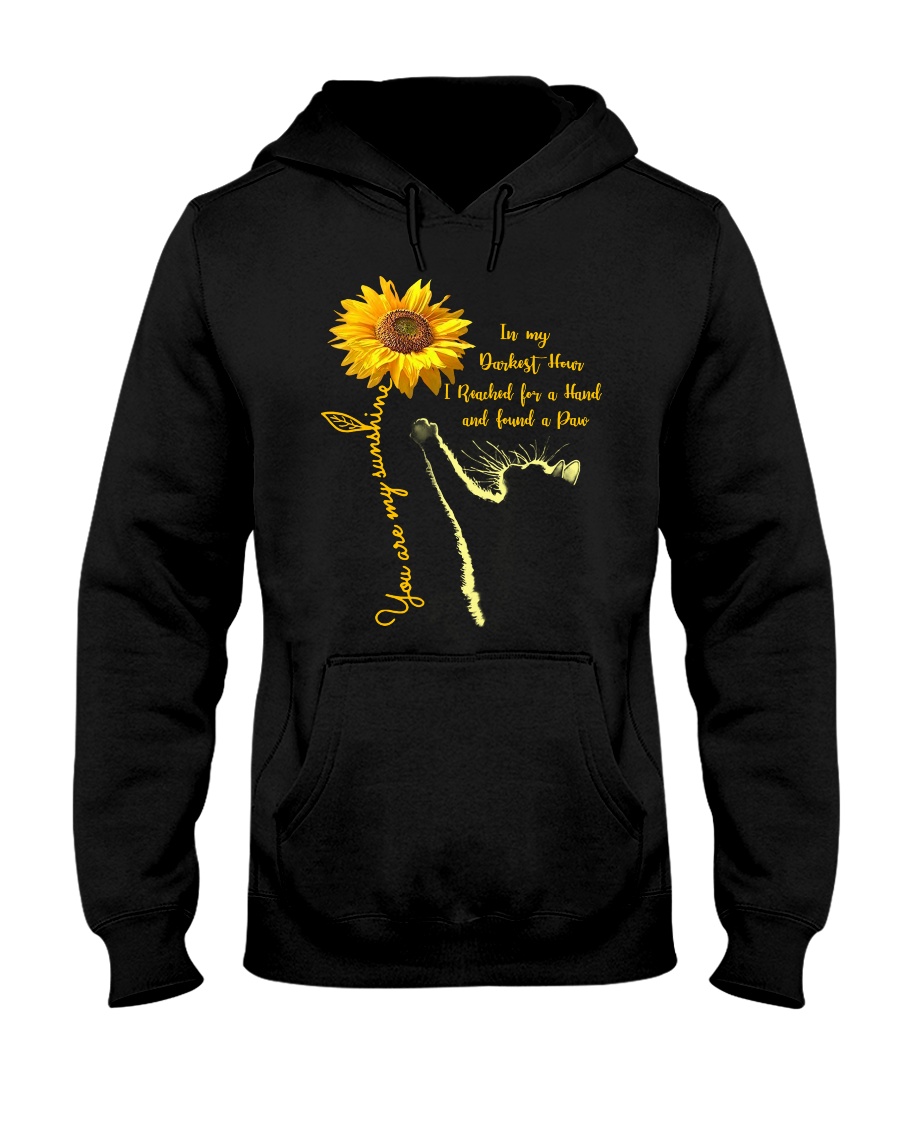 You are my sunshine - Cat Hooded Sweatshirt