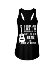 guitar in my head Ladies Flowy Tank thumbnail