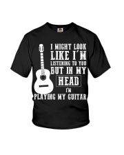 guitar in my head Youth T-Shirt thumbnail