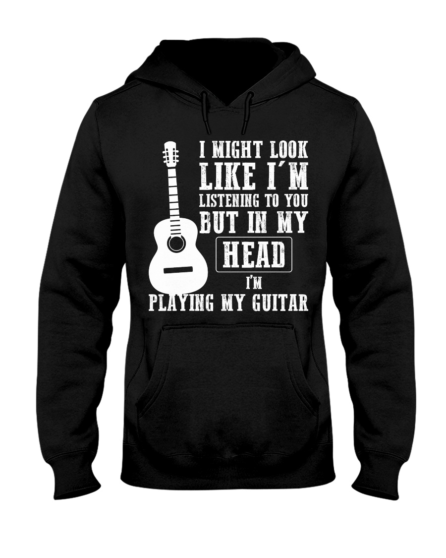 guitar in my head Hooded Sweatshirt
