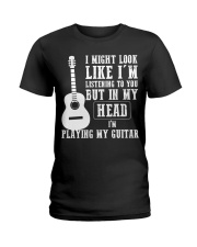 guitar in my head Ladies T-Shirt thumbnail